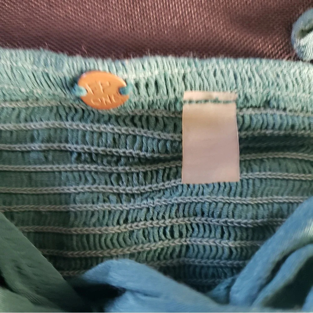 Free People Palermo Green Tie‎ Front Tank Top - Picture 6 of 7